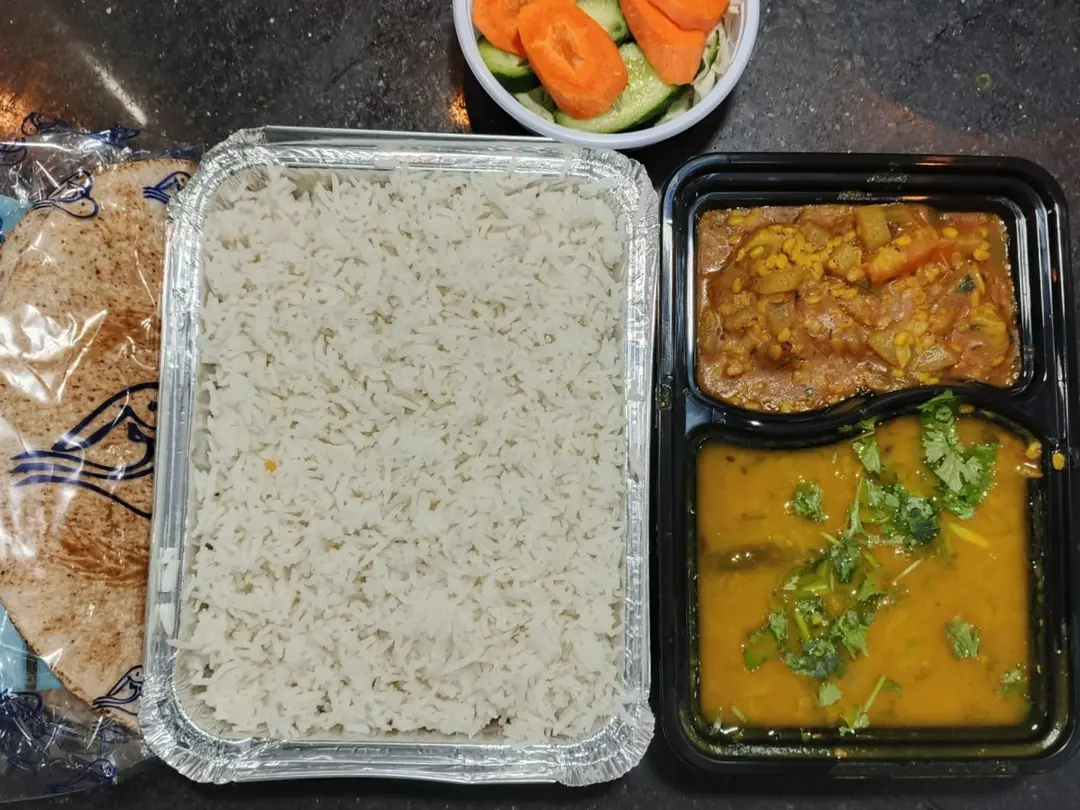 Compartment Meal with Multiple Sides