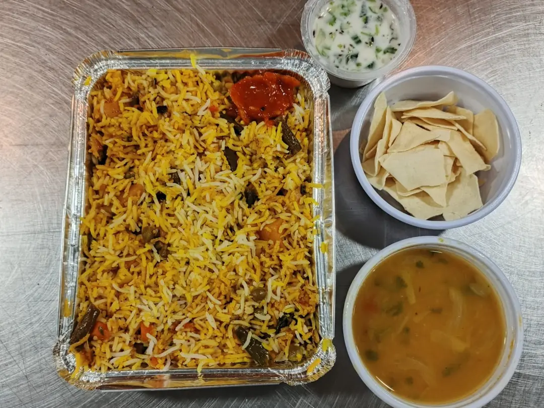 Vegetarian Dal and Vegetable Dish