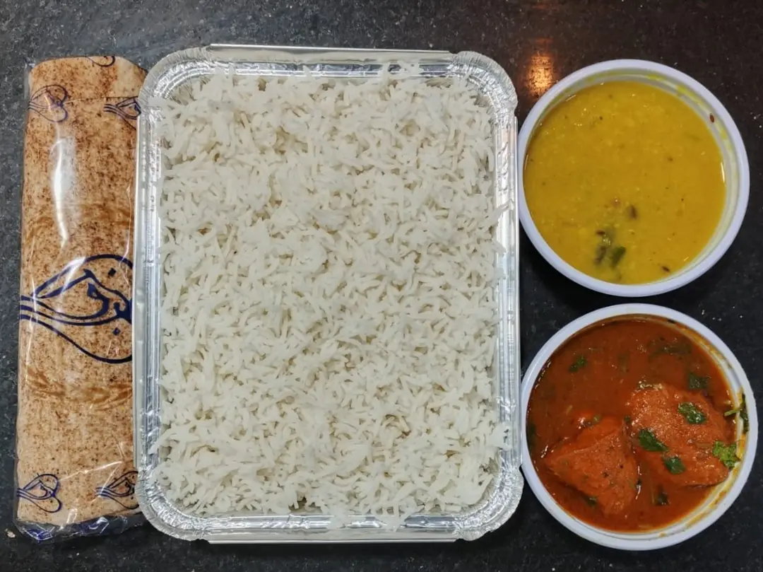 Vegetarian Meal with Bread
